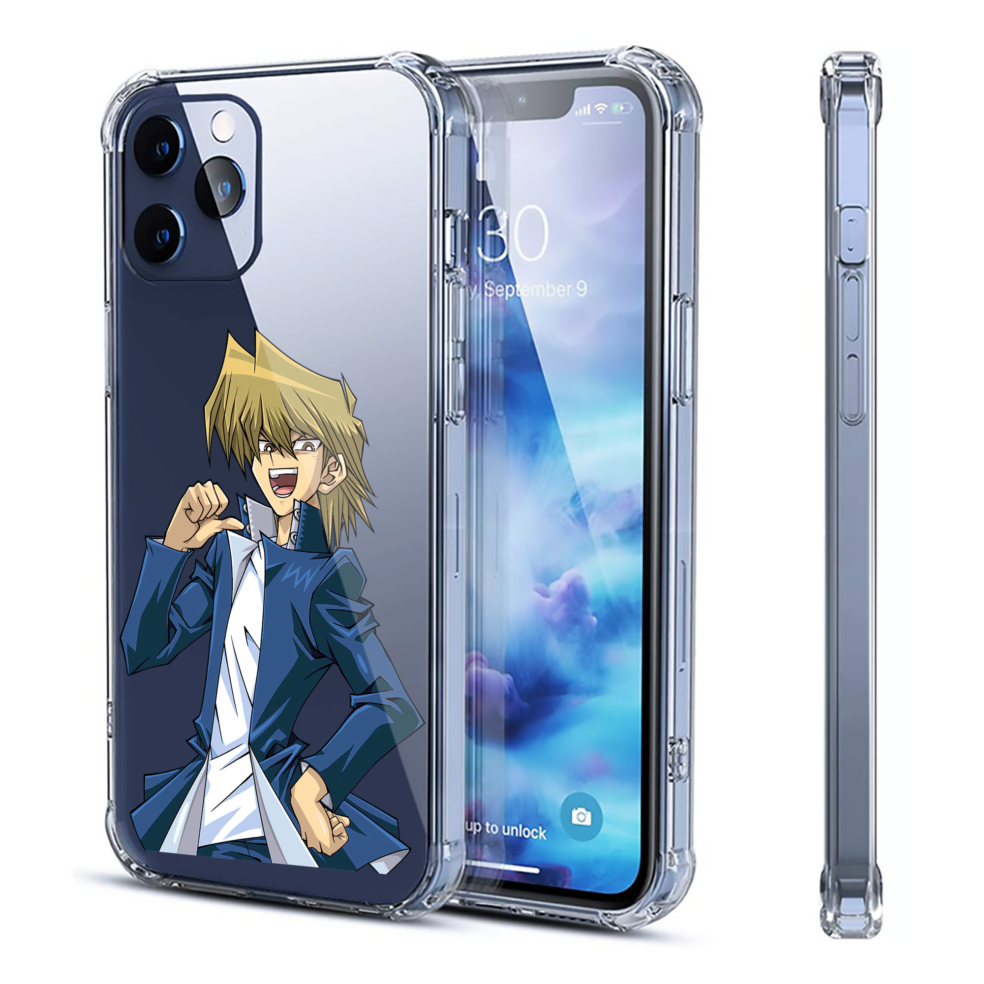 （画像用） 遊☆戯☆王 Yu-Gi-Oh! 【iPhone 12シリーズ対応】透明スマホケース（クリアソフトケース）